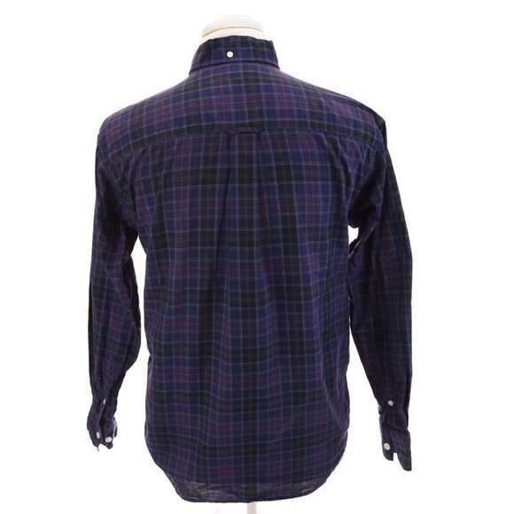 Turnbury Mens Purple Plaid Button Down Shirt Long Sleeve 100% Cotton Sz S 33 - Picture 6 of 7